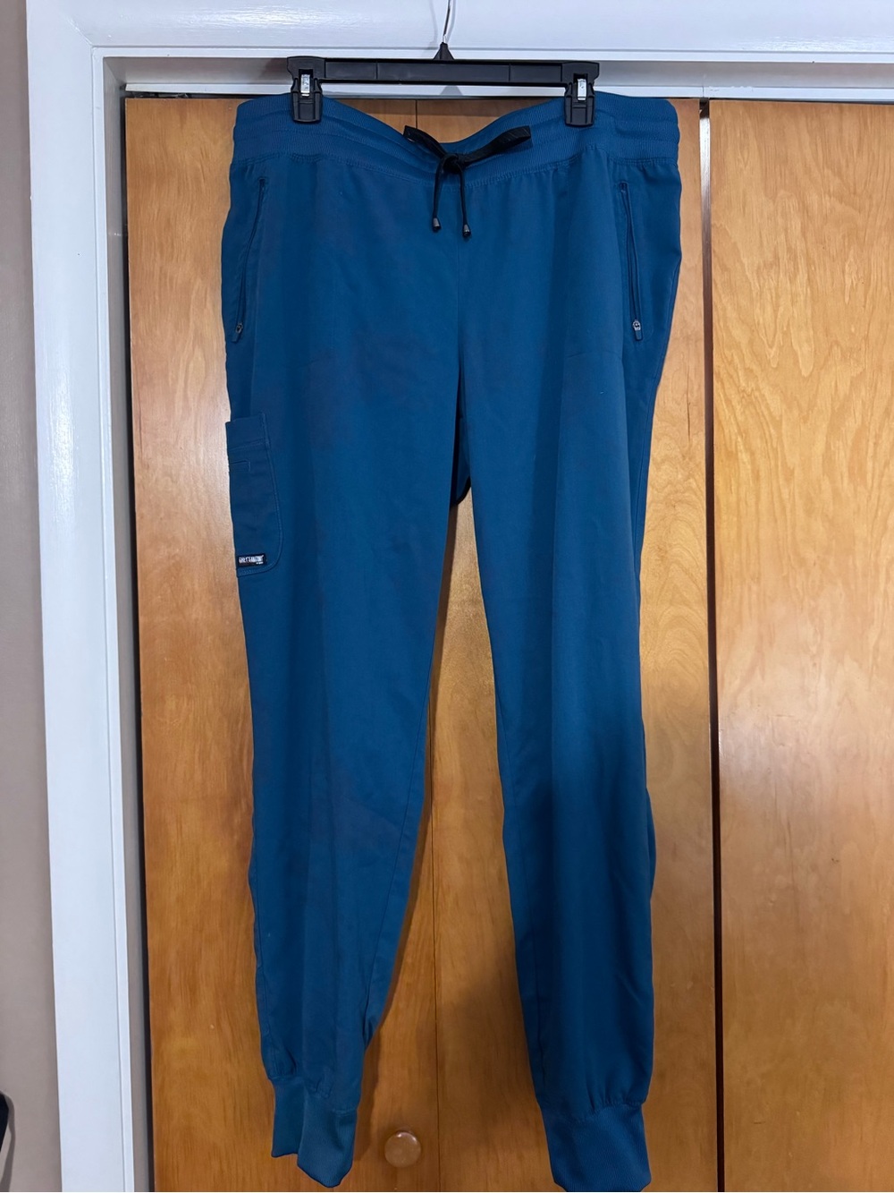 Grey's Anatomy Teal Women’s Jogger scrub Pants with Cargo Pocket